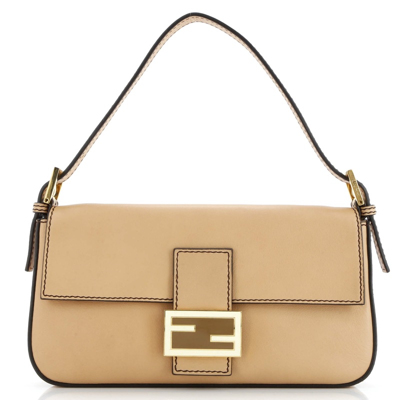 Convertible Baguette Crossbody Leather Medium