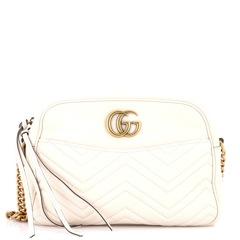 GG Marmont Shoulder Bag Matelasse Leather Medium