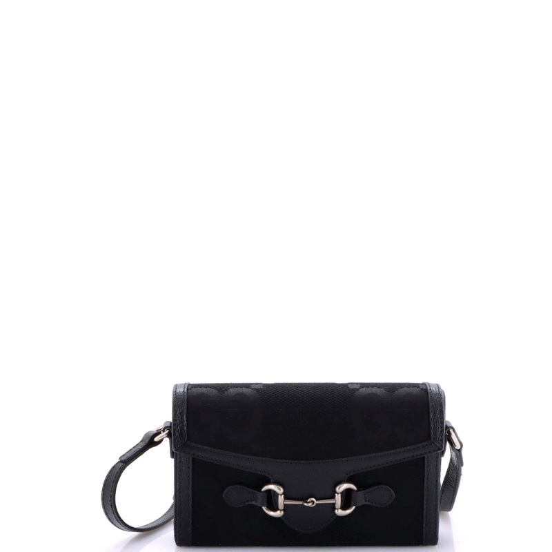 Horsebit 1955 Flap Crossbody Bag Jumbo GG Canvas Mini