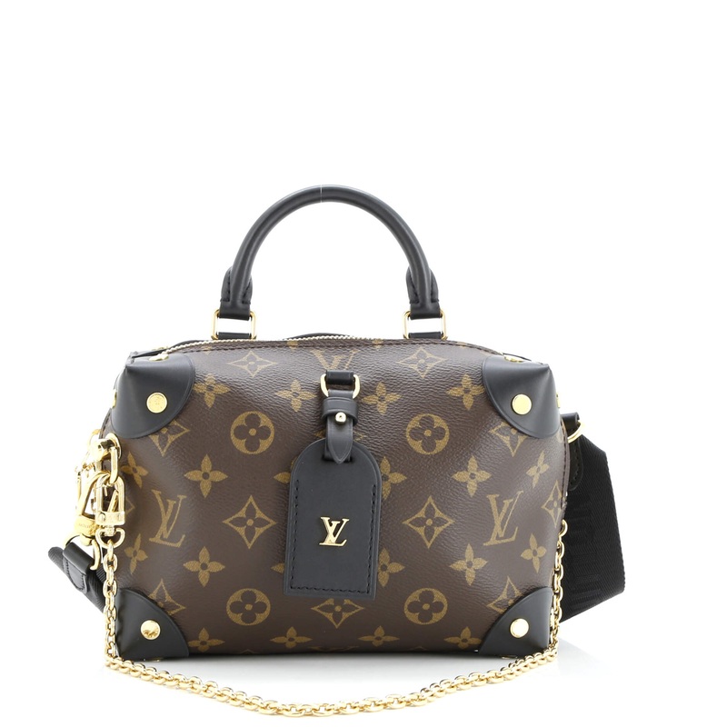 Petite Malle Souple Handbag Monogram Canvas