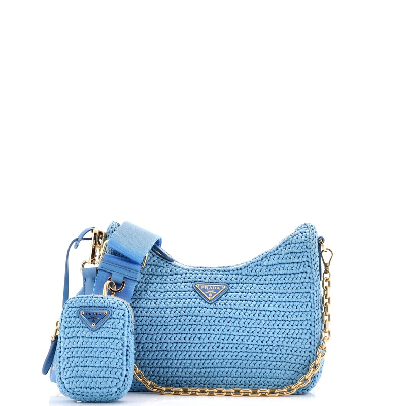 Re-Edition 2005 Shoulder Bag Raffia Small