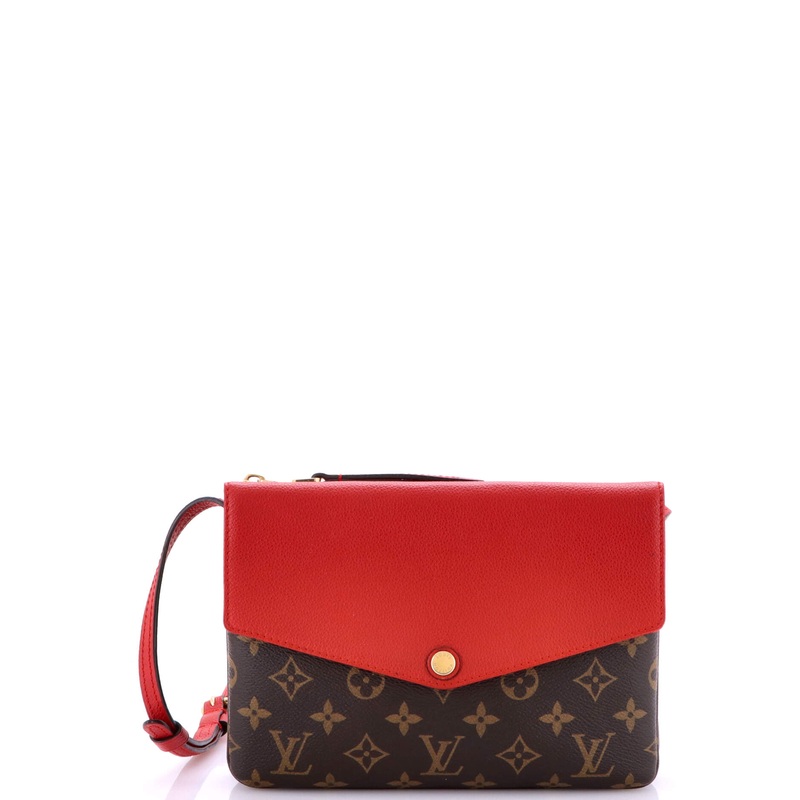 Twice Handbag Monogram Canvas and Leather