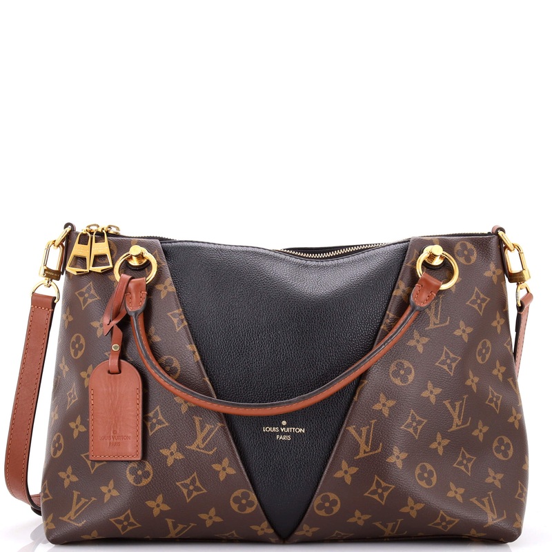 V Tote Monogram Canvas and Leather MM