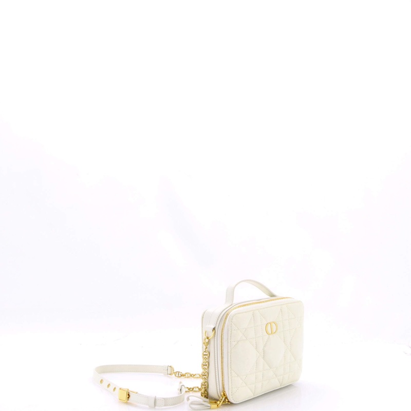 Caro Box Bag with Chain Macrocannage Quilt Calfskin