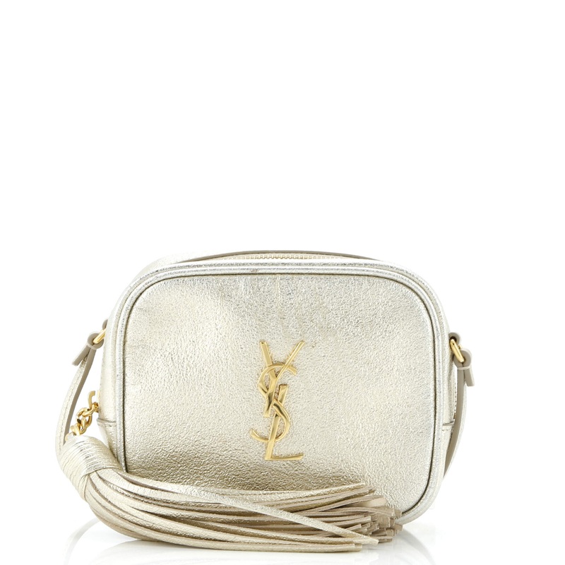 Classic Monogram Blogger Crossbody Bag Leather Small