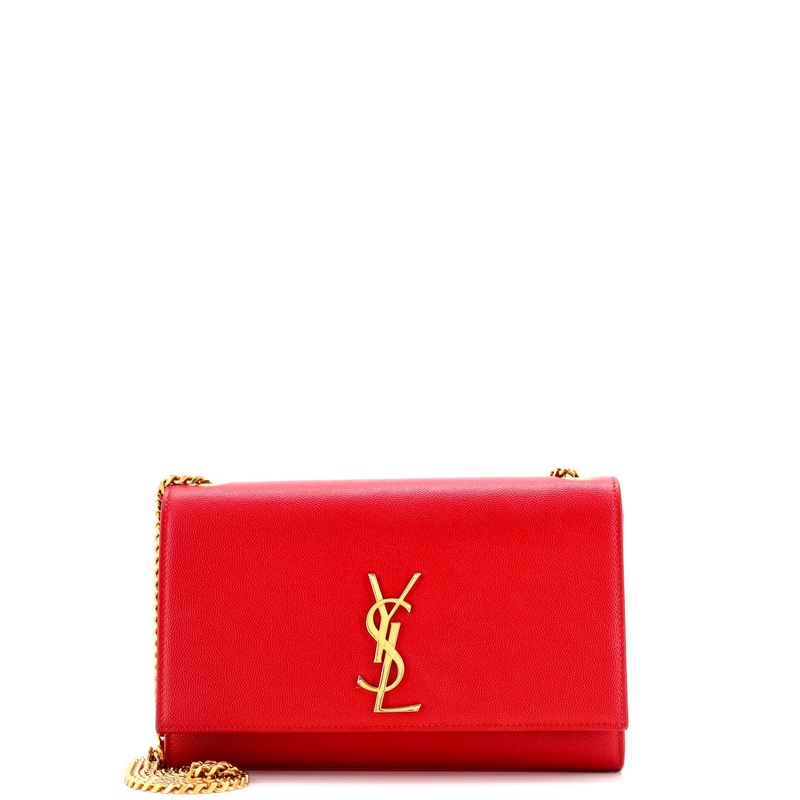 Classic Monogram Crossbody Bag Grainy Leather Medium