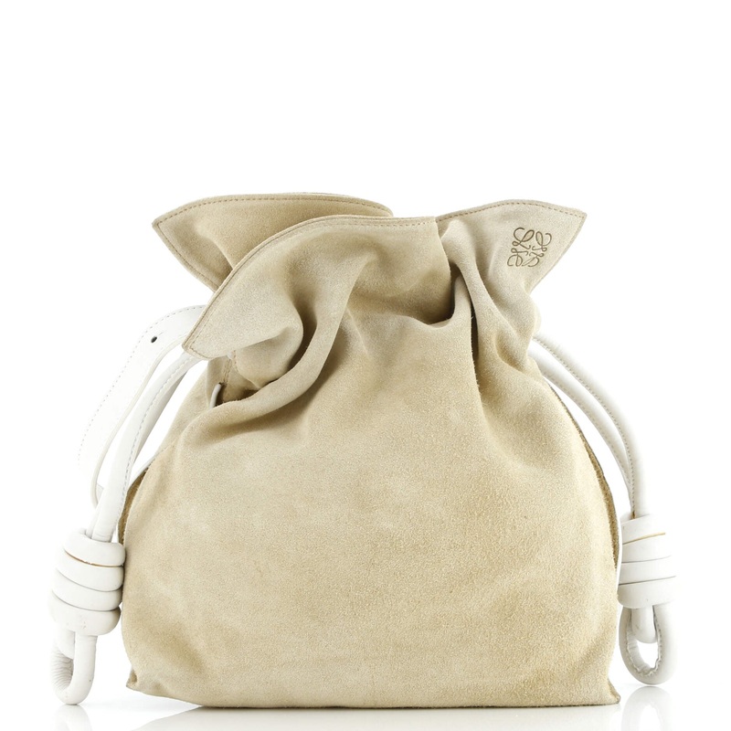 Flamenco Knot Bag Suede Small