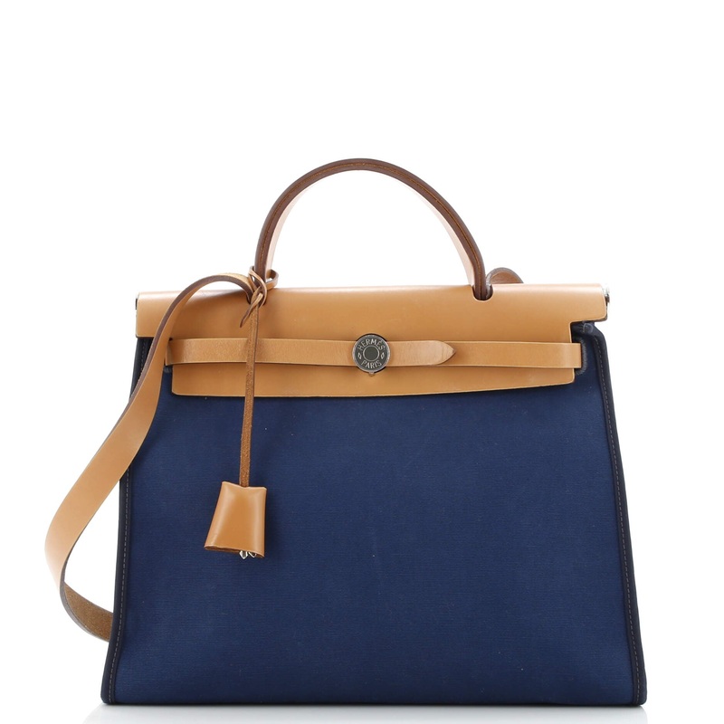 Herbag Zip Leather and Toile 31