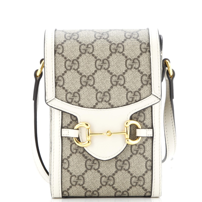 Horsebit 1955 Crossbody Bag GG Coated Canvas with Leather Mini