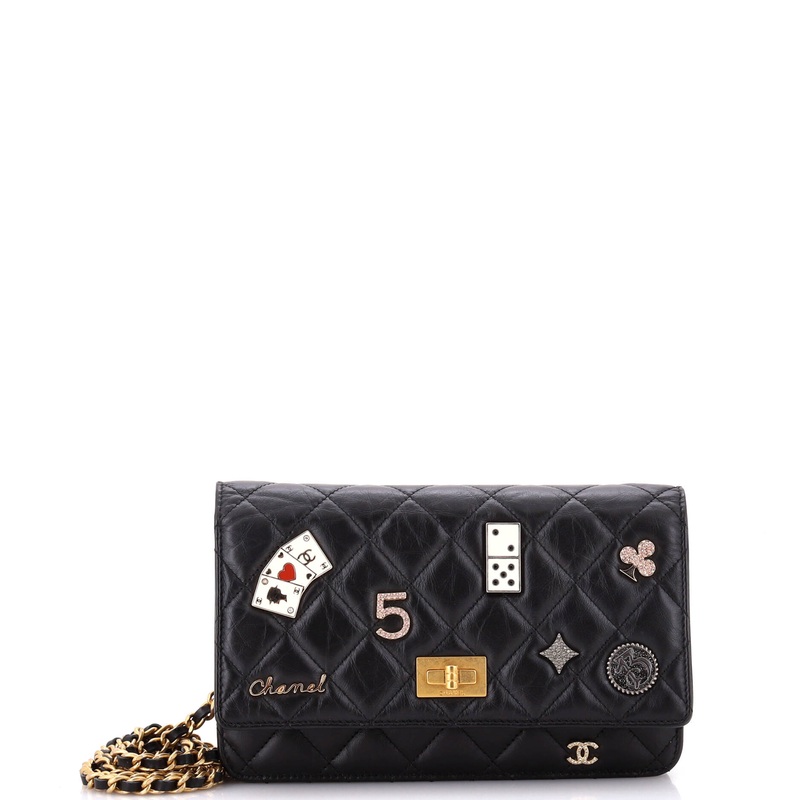 Lucky Charms Reissue 2.55 Wallet on Chain Quilted Calfskin
