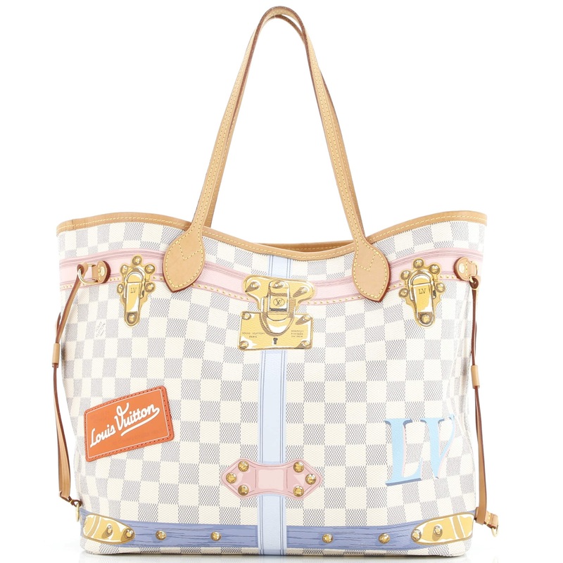 Neverfull NM Tote Limited Edition Damier Summer Trunks MM