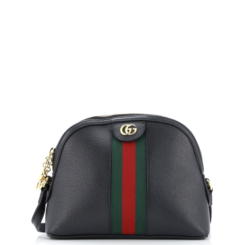 Ophidia Dome Shoulder Bag Leather Small