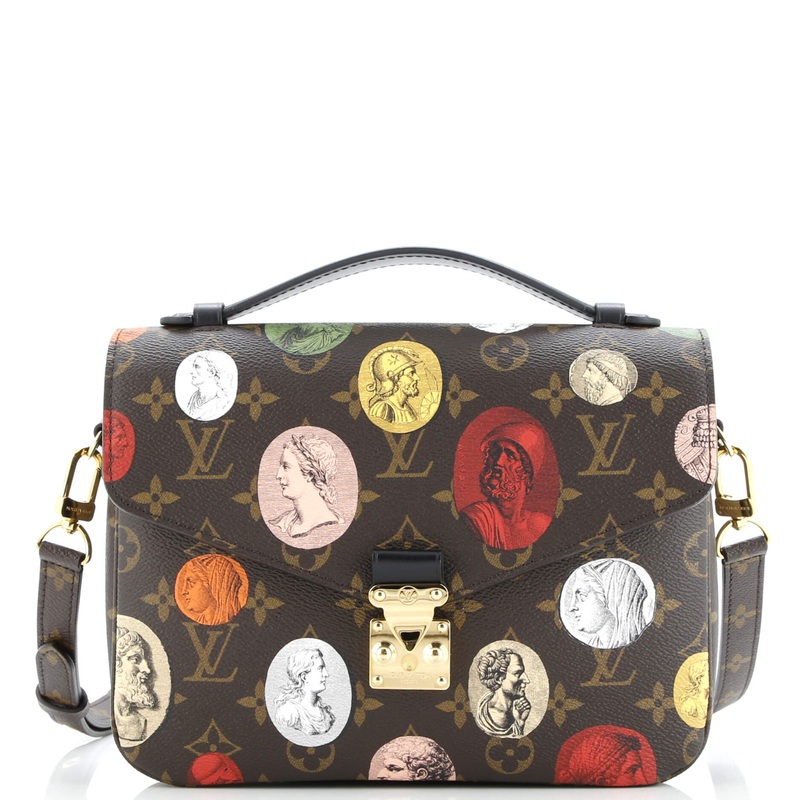 Pochette Metis Limited Edition Fornasetti Cameo Monogram Canvas