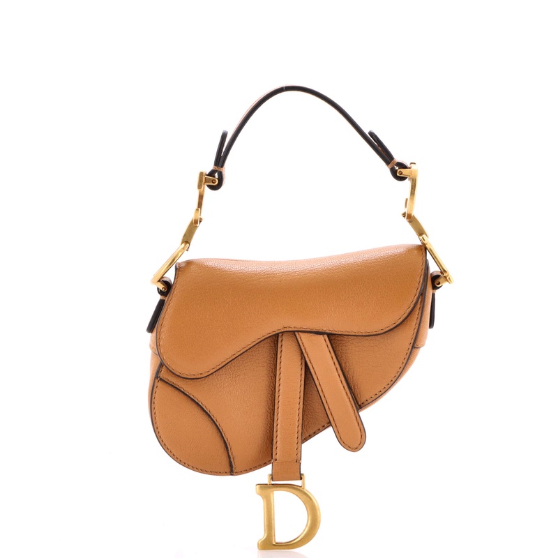 Saddle Handbag Leather Micro