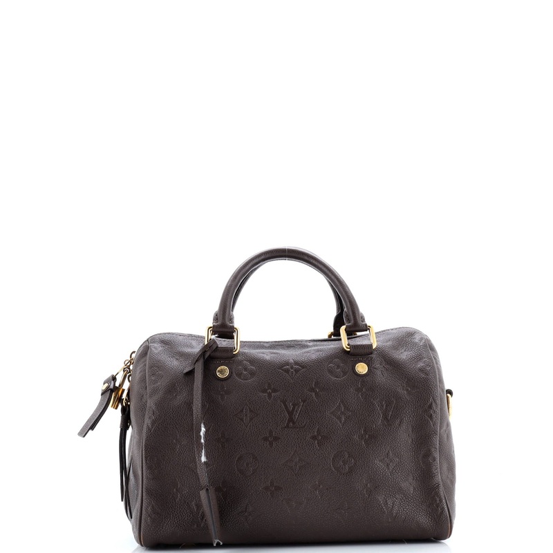 Speedy Bandouliere Bag Monogram Empreinte Leather 25