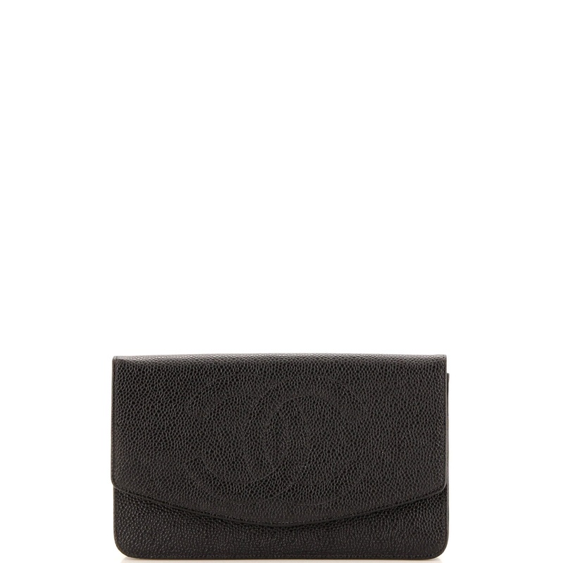 Timeless CC Wallet Caviar Long