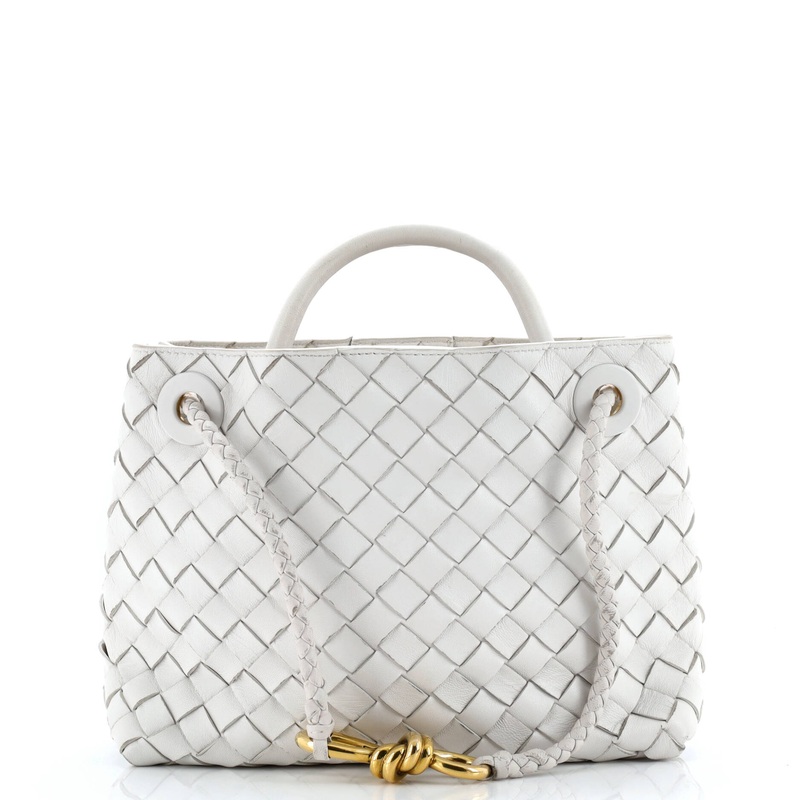Andiamo East West Top Handle Bag Intrecciato Nappa Small