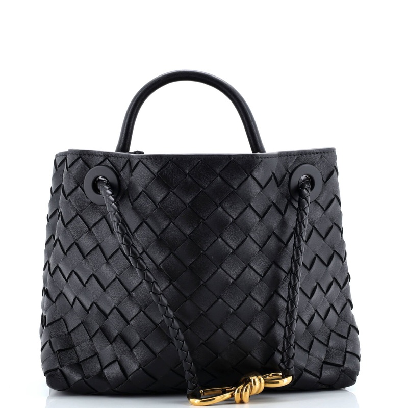 Andiamo Top Handle Bag Intrecciato Nappa Small