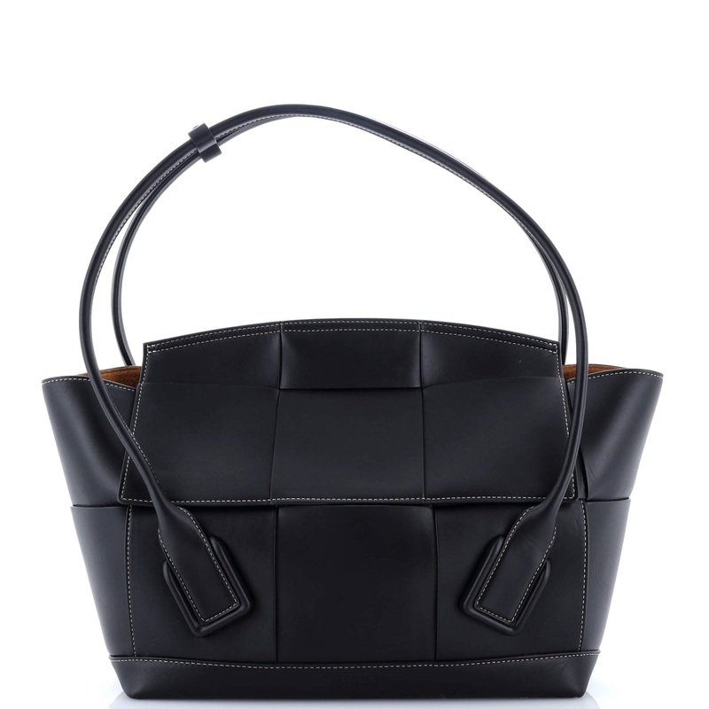 Arco Bag Maxi Intrecciato Leather Medium