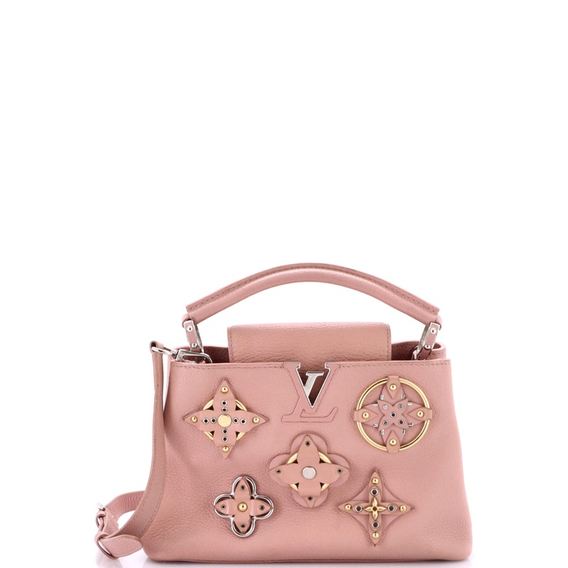 Capucines Bag Leather with Embellished Detail BB