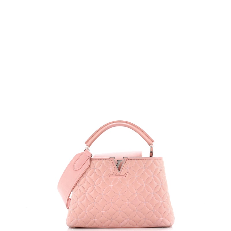 Capucines Bag Monogram Flower Quilted Lambskin BB