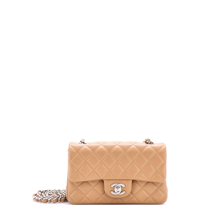 Classic Single Flap Bag Quilted Lambskin Mini