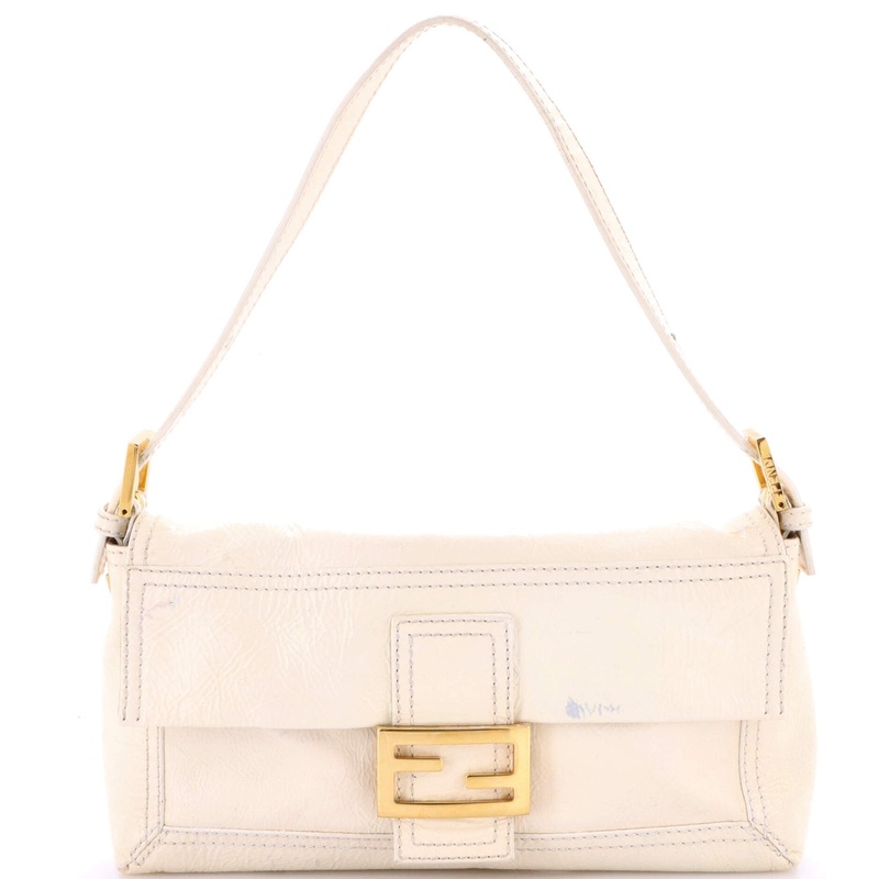 Convertible Baguette Crossbody Patent Medium