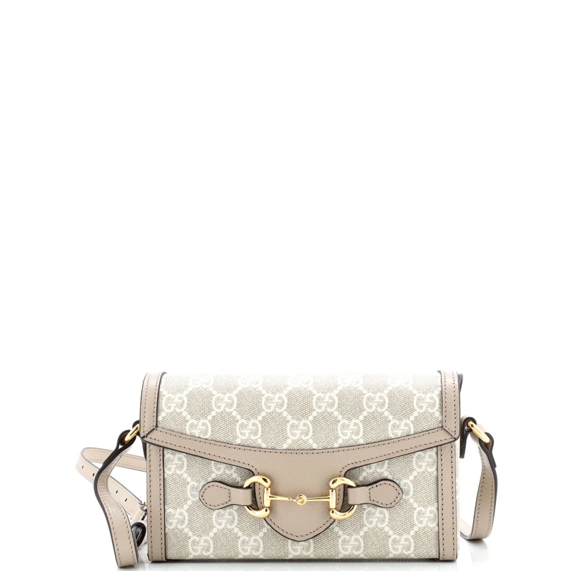 Horsebit 1955 Flap Crossbody Bag GG Coated Canvas Mini