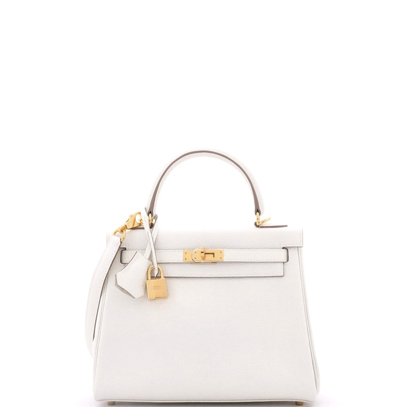 Kelly Handbag Light Togo with Gold Hardware 25