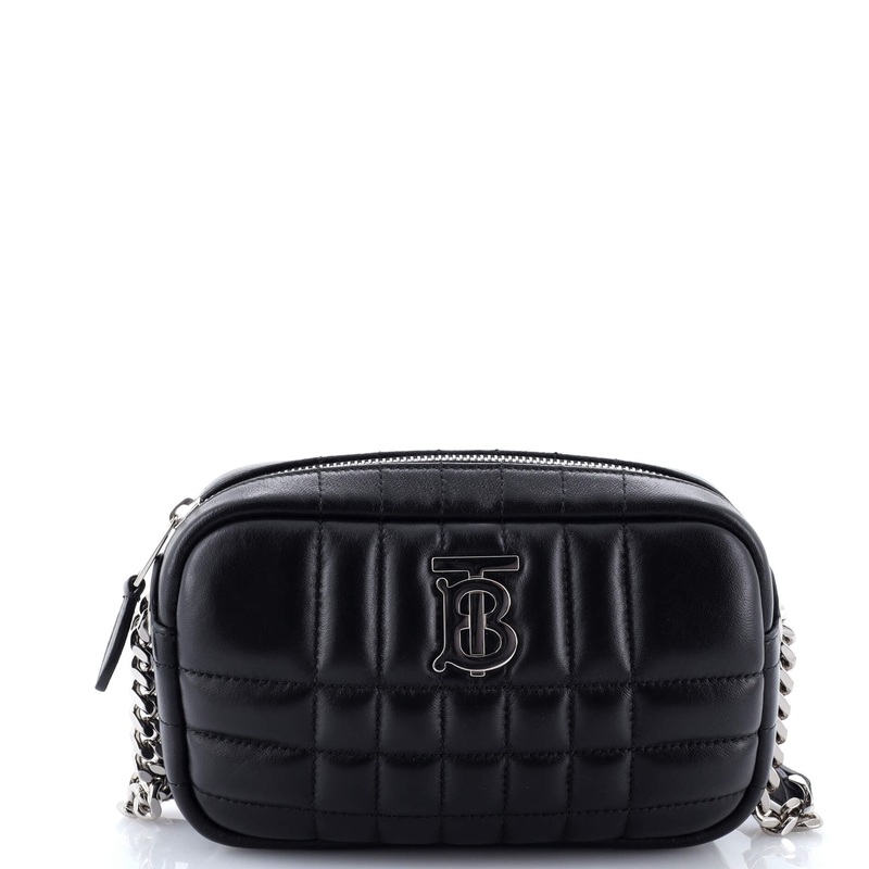 Lola Camera Bag Quilted Leather Mini
