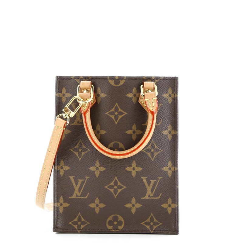 Petit Sac Plat Bag Monogram Canvas