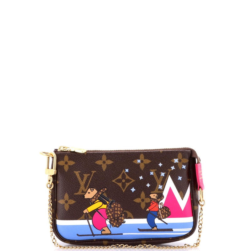 Pochette Accessoires Limited Edition Christmas Animation Monogram Canvas Mini