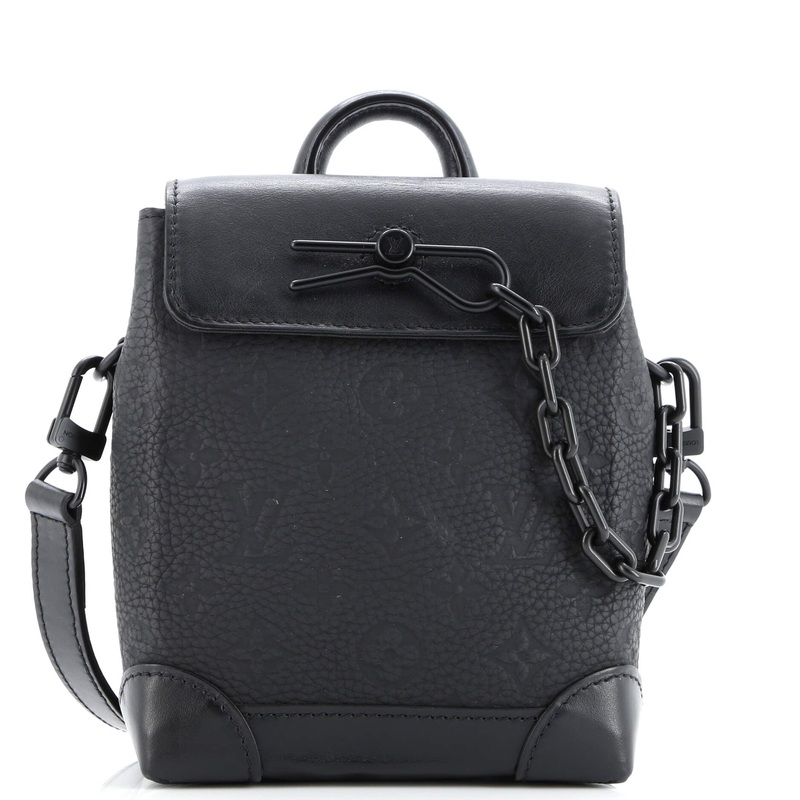 Steamer Bag Monogram Taurillon Leather Nano