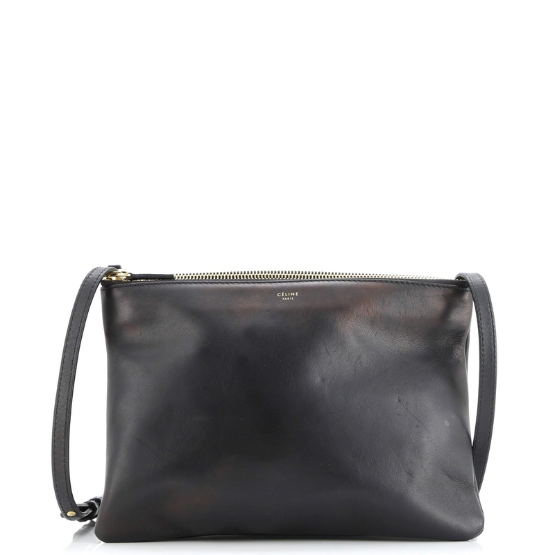 Trio Crossbody Bag Leather Large