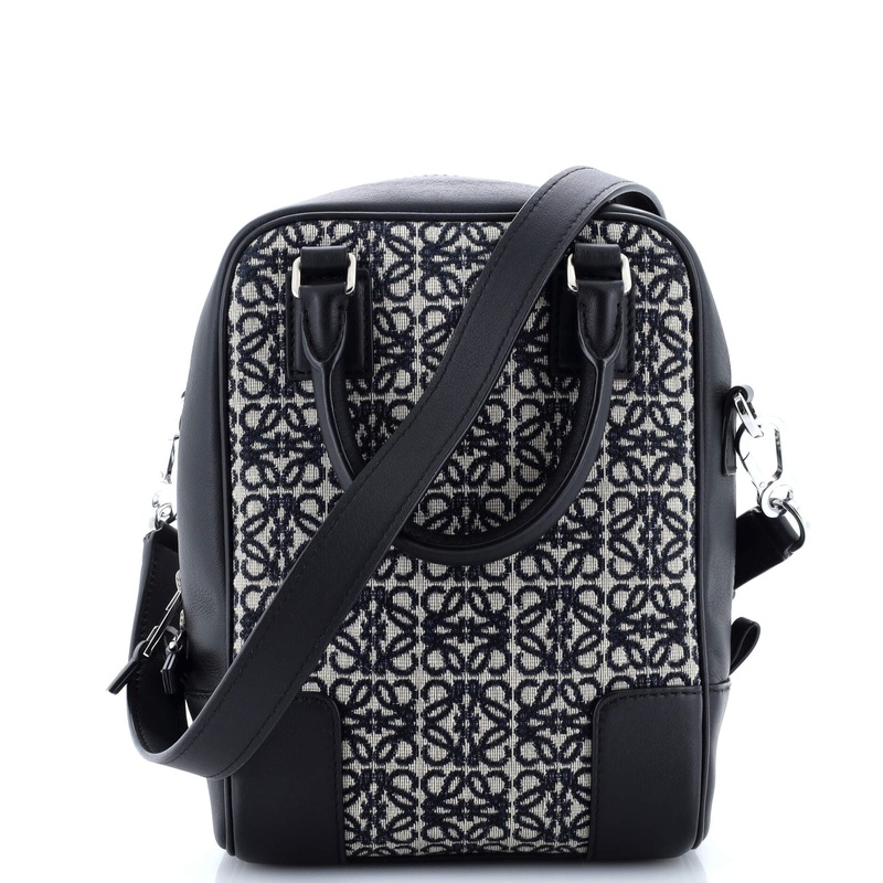 Amazona Bag Leather and Jacquard Canvas 15
