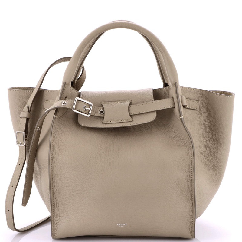 Big Bag Grained Calfskin Small