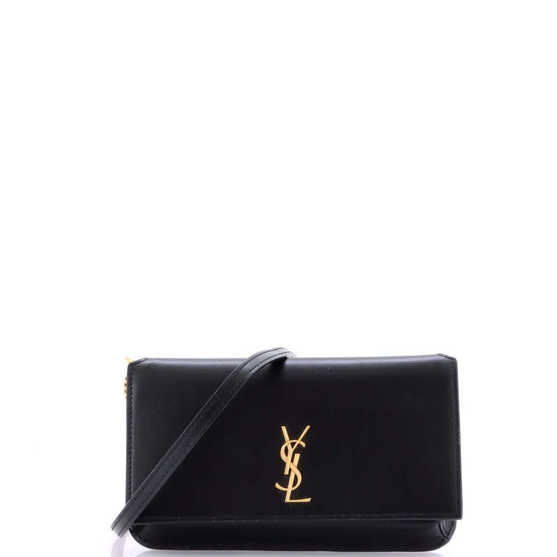 Classic Monogram Phone Holder Shoulder Bag Leather