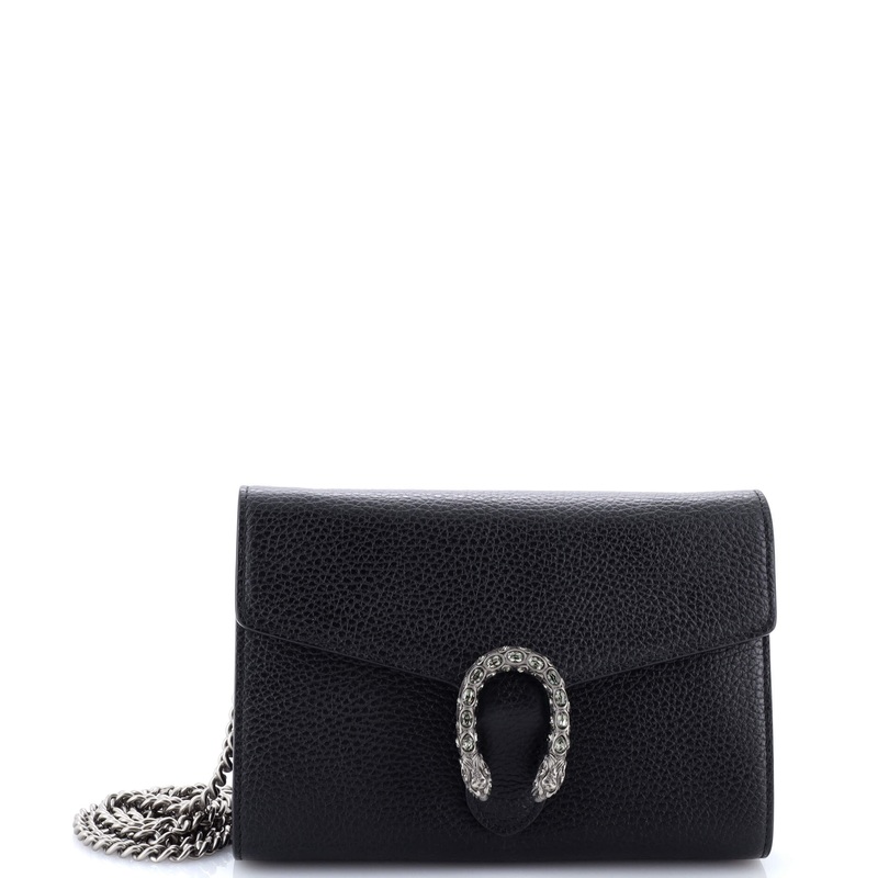 Dionysus Chain Wallet Leather with Embellished Detail Small