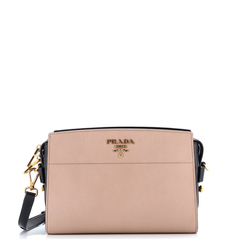 Esplanade Crossbody Bag Saffiano with City Calf Small