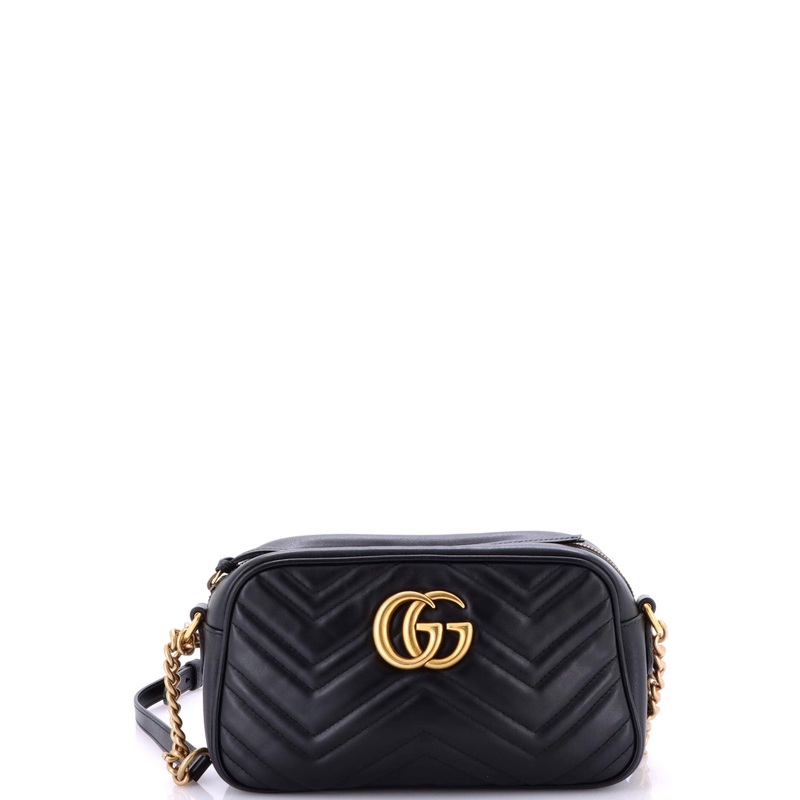 GG Marmont Shoulder Bag Matelasse Leather Small