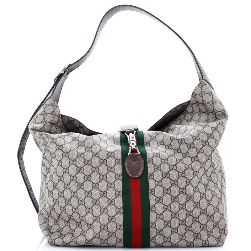 Jackie 1961 Soft Shoulder Bag GG Coated Canvas Medium