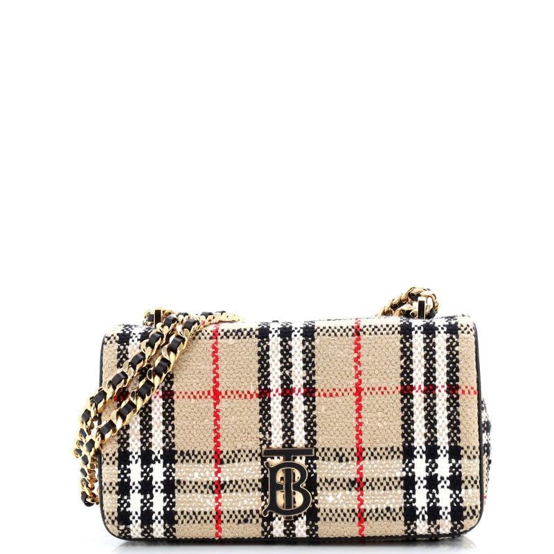 Lola Shoulder Bag Vintage Check Tweed Small