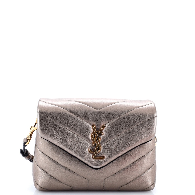 Loulou Shoulder Bag Matelasse Chevron Leather Toy