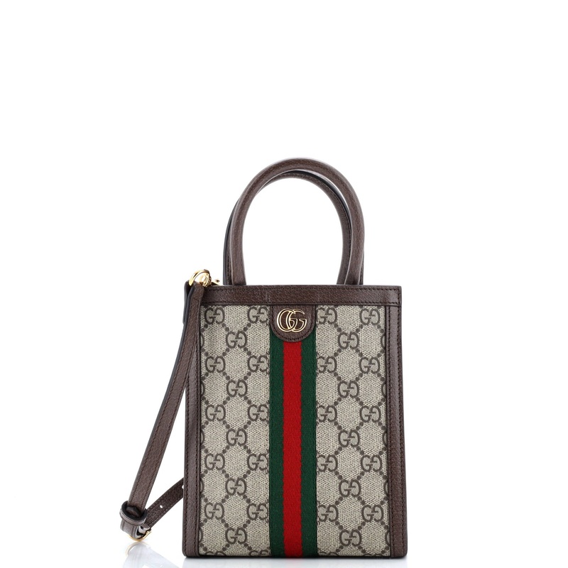 Ophidia Convertible Tote GG Coated Canvas Super Mini