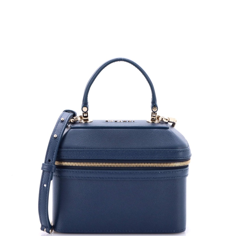 Serpenti Forever Top Handle Convertible Vanity Leather Small