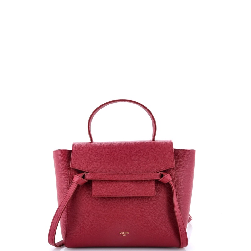 Belt Bag Textured Leather Nano