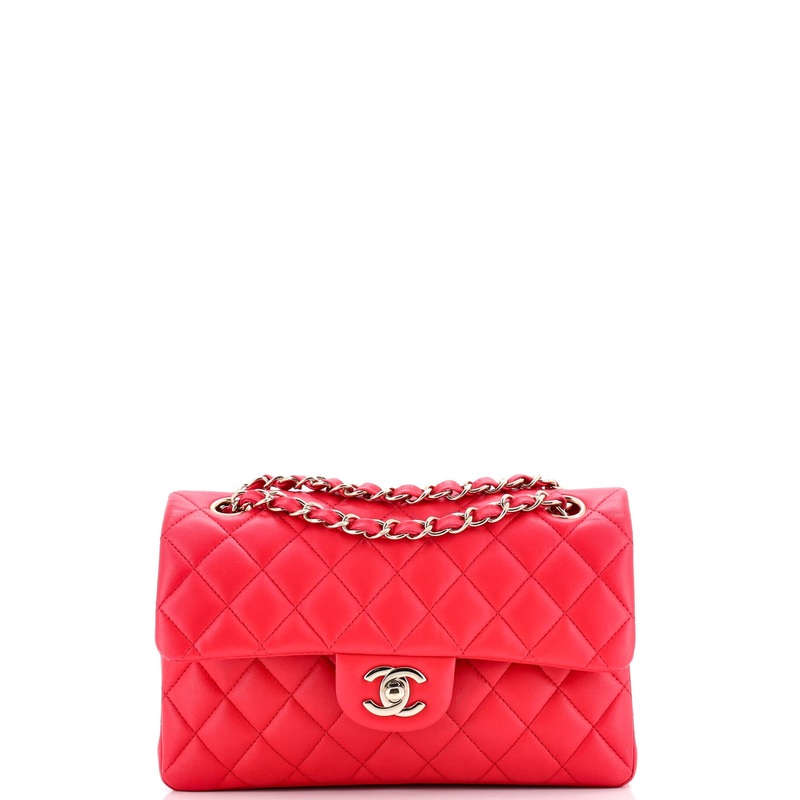 Classic Double Flap Bag Quilted Lambskin Small