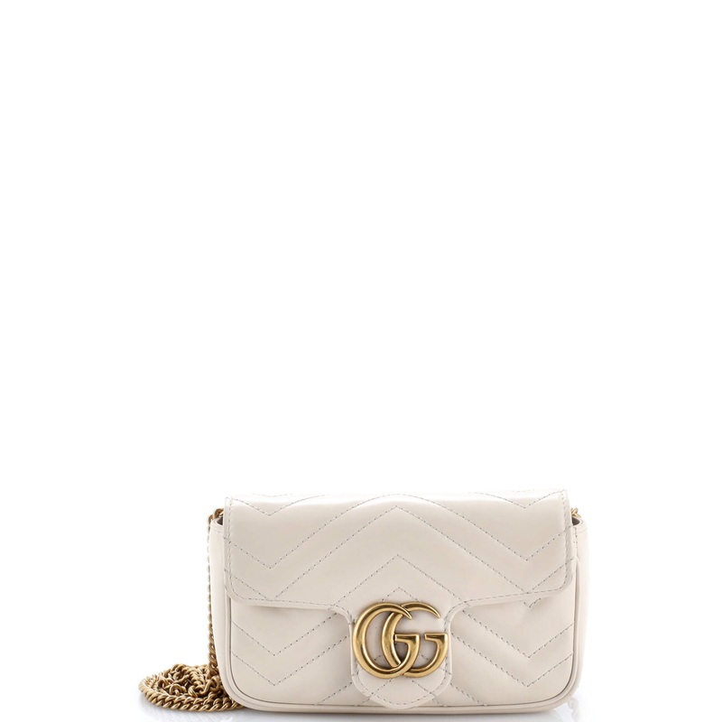 GG Marmont Flap Bag Matelasse Leather Super Mini