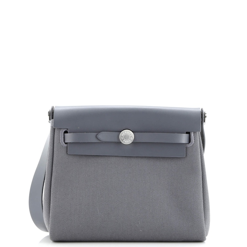 Herbag Zip Toile and Leather 20