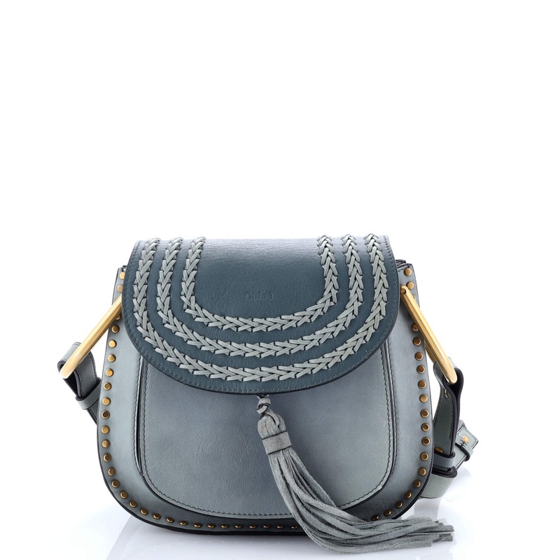 Hudson Handbag Whipstitch Leather Small